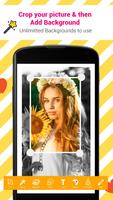 Photo Editor Text on Photo Background Eraser screenshot 1