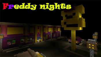 Freddy nights map for mcpe 포스터