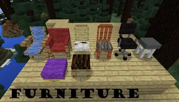 Furniture mods for minecraft โปสเตอร์