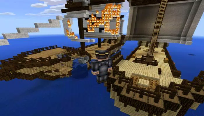 Pirates mod + map for Minecraft PE 1.0.8