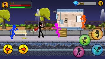 God of fighting - Stickman Mafia fight โปสเตอร์