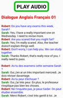 1 Schermata dialoge anglais français audio