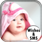 New Born Baby Wishes-SMS icône