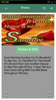 Happy Sunday Wishes-SMS captura de pantalla 1