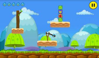 Angry Chicken knock Down Blocks screenshot 2