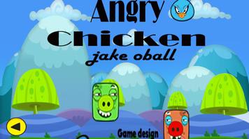 Angry Chicken Super Knock Down Super hungry birds imagem de tela 1