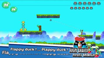 Angry Chicken - Angry Duck - knock down imagem de tela 1