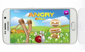 Angry Ball : skill game poster