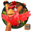 3d angry bird theme