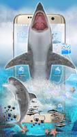 3D Roar Angry Shark Launcher پوسٹر