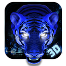 Thème Ice Angry Tiger 3D APK