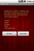 Worstest App : Angry SMS تصوير الشاشة 1