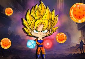 Super Goku Adventures Saiyan Affiche