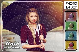 Rain Effect Photo Editor : Rainy Photo Frame 2018 poster