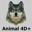 Animal 4D AR livre (baixo estilo poli)