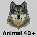 الحيوان 4D الحرة أر (نمط بولي منخفضة) APK