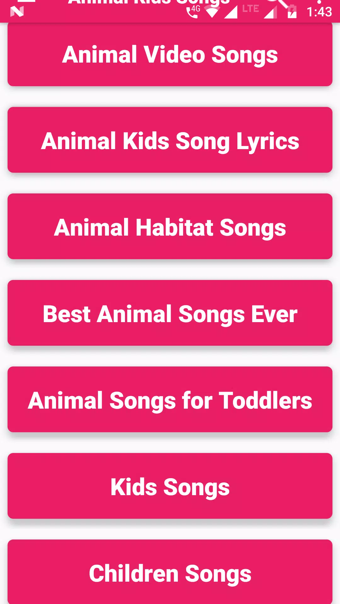 Tải xuống APK Animals Sounds Kids Songs : Kids Games & Preschool cho Android