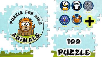 Animals Puzzles Slide पोस्टर