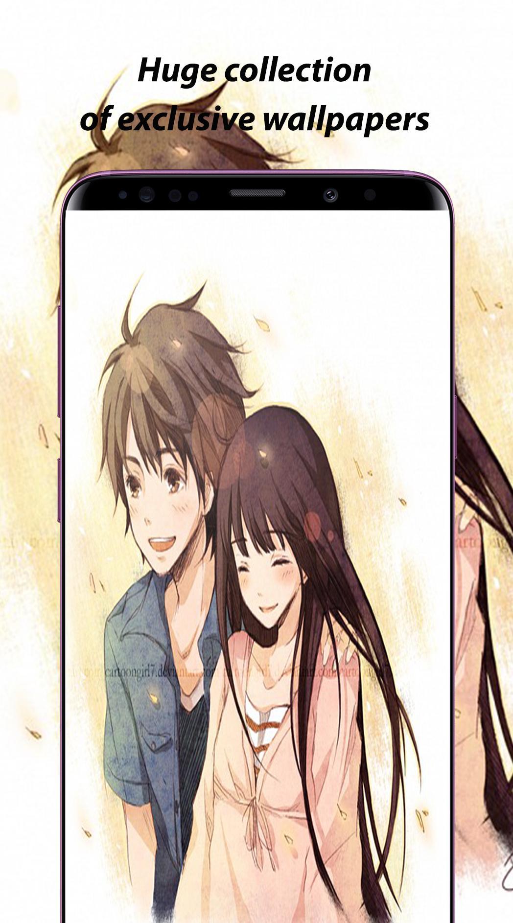 Anime Couple Cute Wallpaper Download | HD Wallpaper For Desktop And Gadget
