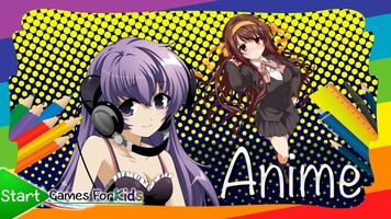 Anime i Manga Kolorowanka plakat