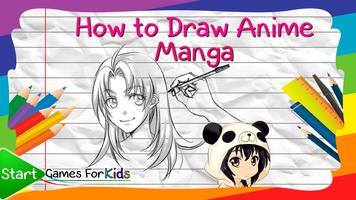 Comment Dessiner Anime - Manga Affiche