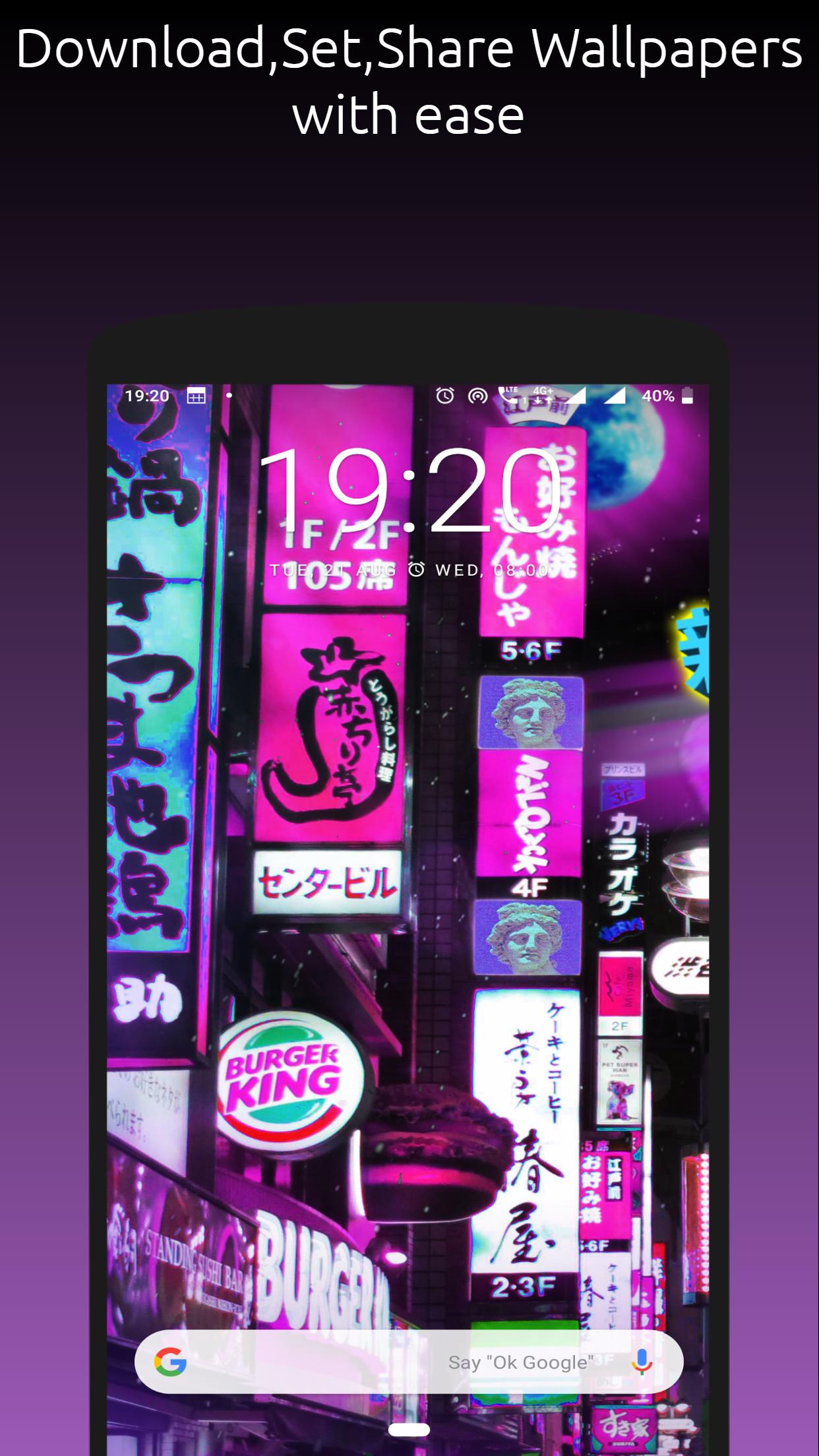Vaporware Wallpapers Aesthetic Retro Glitch For Android Apk Download