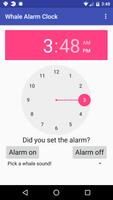 Whale Alarm Clock Plakat