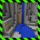 Hidden in the mountains house. MCPE map APK