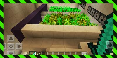 Hidden in the mountains house. MCPE map Poster