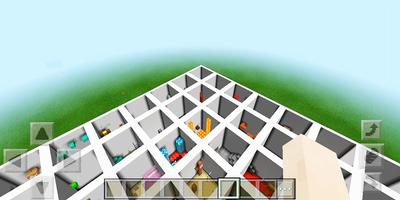 The Cell Parkour. MCPE map captura de pantalla 1