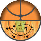 Basketball Tactics Board أيقونة