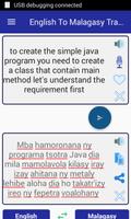 English Malagasy Translator پوسٹر