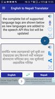 English Nepali Translator Affiche