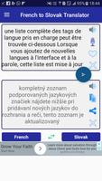 French Slovak Translator 海报