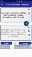 German Polish Translator capture d'écran 1