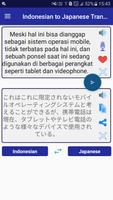Indonesian Japanese Translator captura de pantalla 3