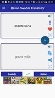 Italian Swahili Translator syot layar 2