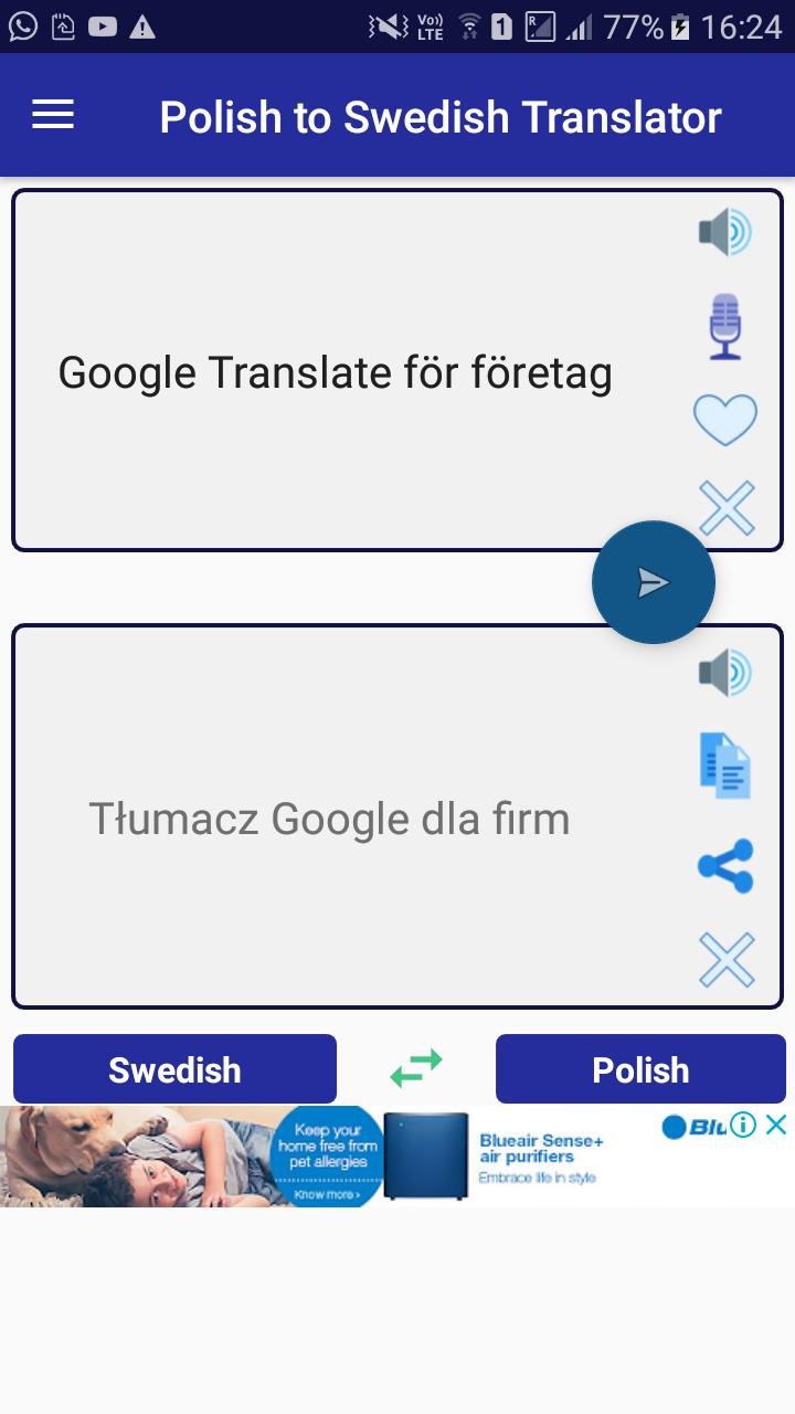 Polish Swedish Translator for Android - APK Download