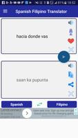 Spanish Filipino Translator captura de pantalla 2