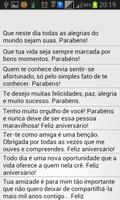 Frases de Aniversario SMS screenshot 1