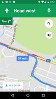 GPS road navigation and live map directions постер