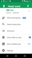 GPS road navigation and live map directions скриншот 1