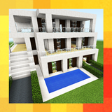 Three modern houses. Map for MCPE biểu tượng