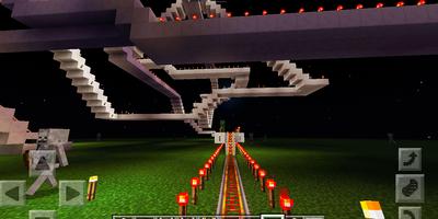 Incredible Roller Coaster World. Map for MCPE ảnh chụp màn hình 2