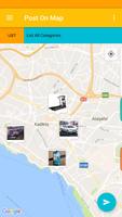 PostOnMap: Post local, reach global Plakat