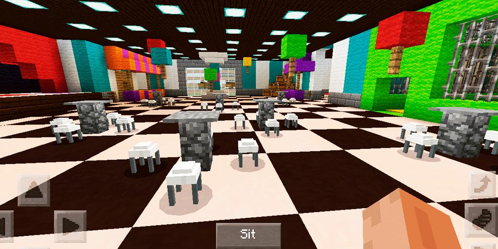 Circus Baby S Pizza World Map For Mcpe For Android Apk Download - roblox circus babys pizza world roleplay