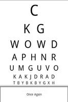 A Simple Eye Chart poster