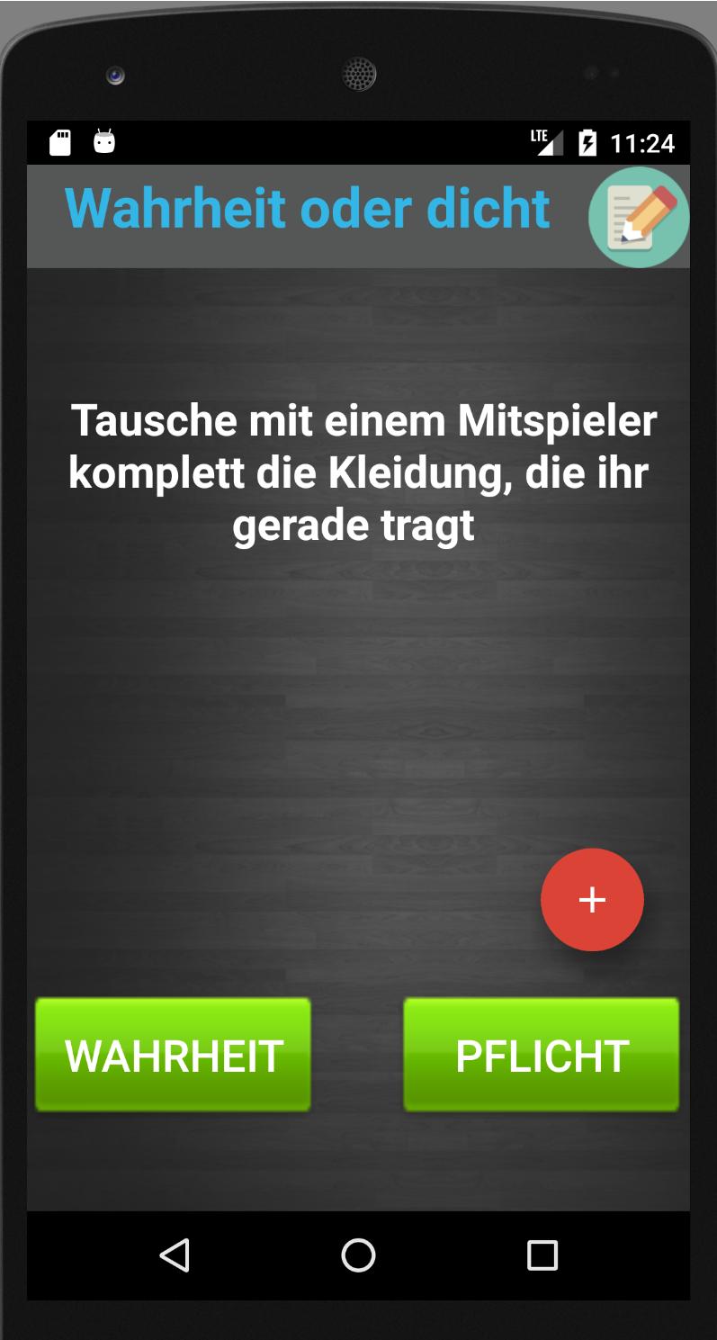 Wahrheit oder Pflicht Android App