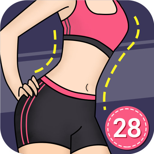 28天腹肌訓練-無器械鍛煉腹肌&核心健身減肥計劃