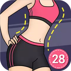 Скачать Abs Workout in 28 Days-home ab & core fitness plan APK